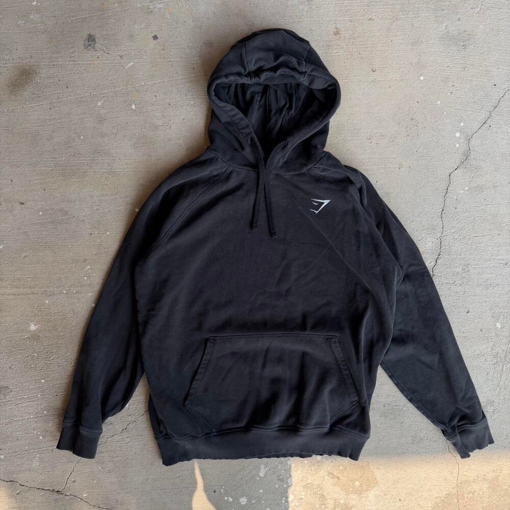 Gymshark black hoodie size l